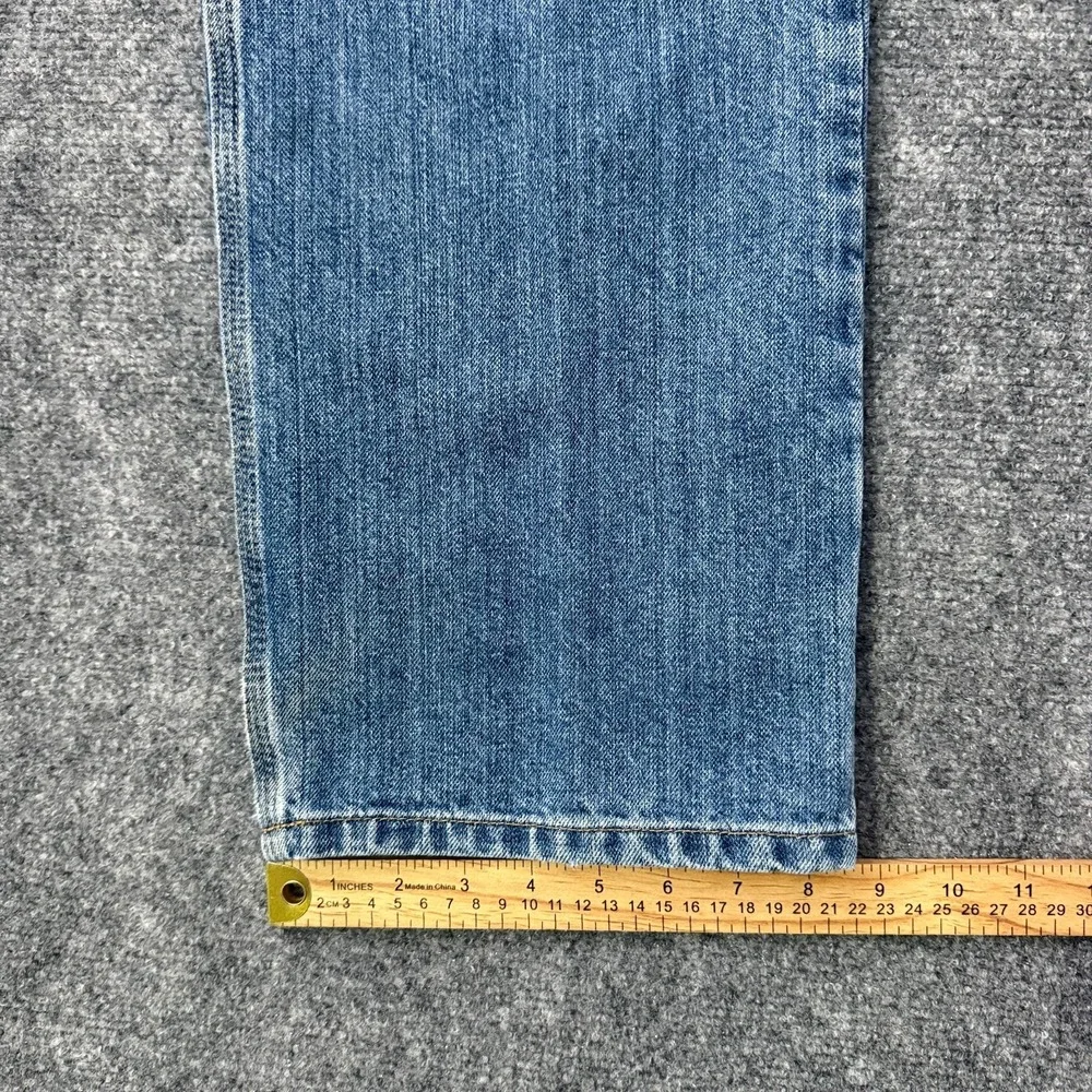 Carhartt Relaxed Fit Jeans Mens 38x29 Blue Denim Straight Leg Workwear Pants